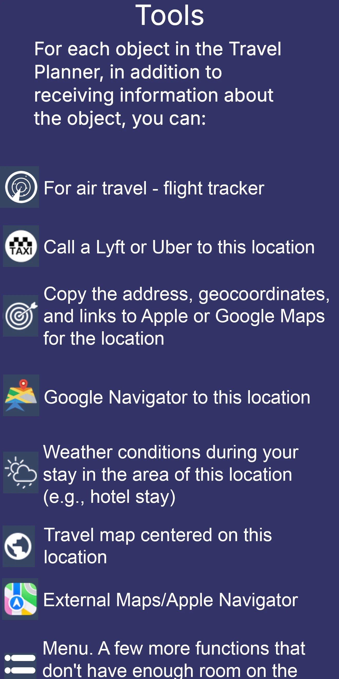 enot66 - Travel Planner screenshot
